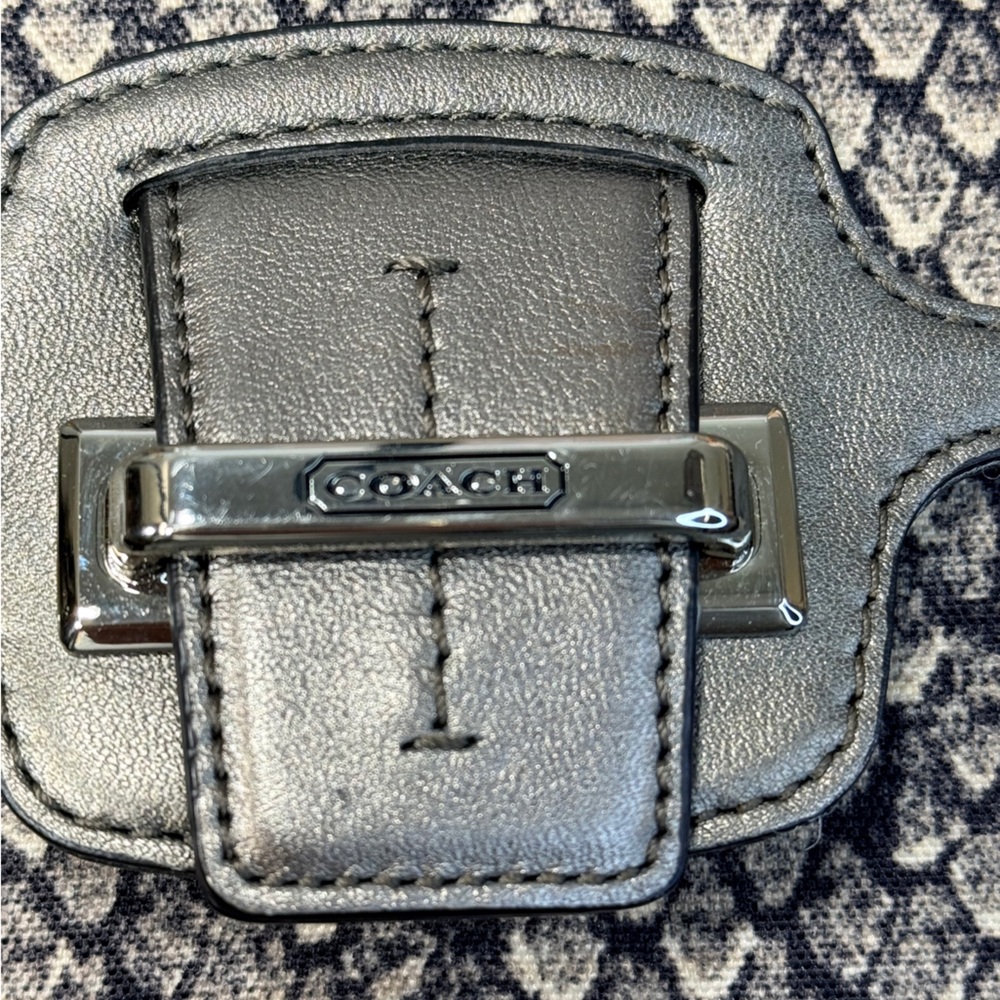 Coach Taylor Snake Print Flap Crossbody - Picture 8 of 12